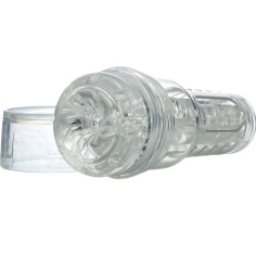 Fleshlight - Fleshjack Go Torque Ice 扭紋式透明後庭飛機杯