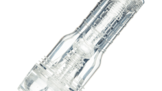 Fleshlight - Fleshjack Go Torque Ice 扭紋式透明後庭飛機杯