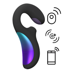 Lelo - Enigma Double Sonic 可APP控制 G點&A點&陰蒂刺激聲波按摩器 - 黑色