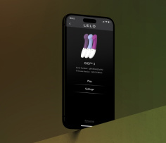 Lelo - Gigi 3 優質G點震動棒 可連應用程式 - 梅子色